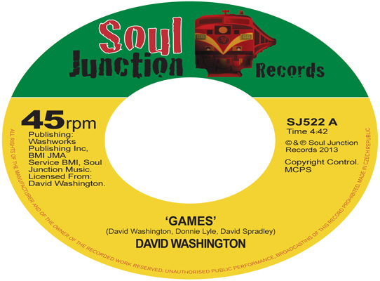 David Washington - Games/Ready For Your Love