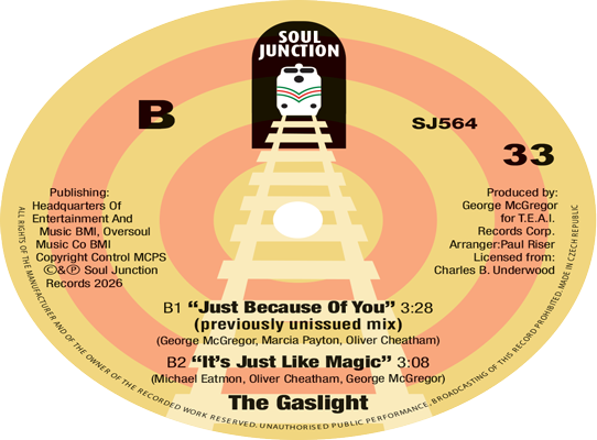 The Gaslight - Just Because Of You / It's Just Like Magic